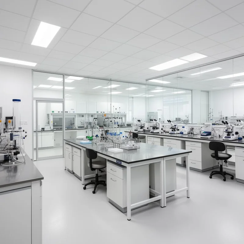 Research Laboratory Fit-Out — Oxford, UK cleanroom project by Kiik Interiors